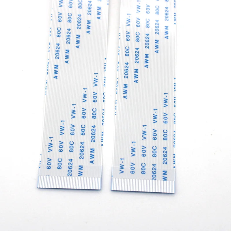 10pcs 30/40/50/60Pin 0.5mm Pitch FFC FPC AWM 20624 80C 60V VW-1 A B Type Flat Flexible Cable 60/100/150/200/250mm