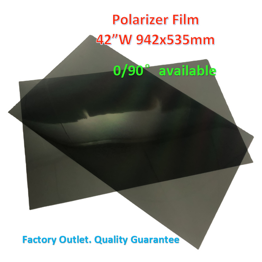 Película polarizada de 42 pulgadas para reemplazo de película polarizadora de pantalla LED LCD de 42 pulgadas 