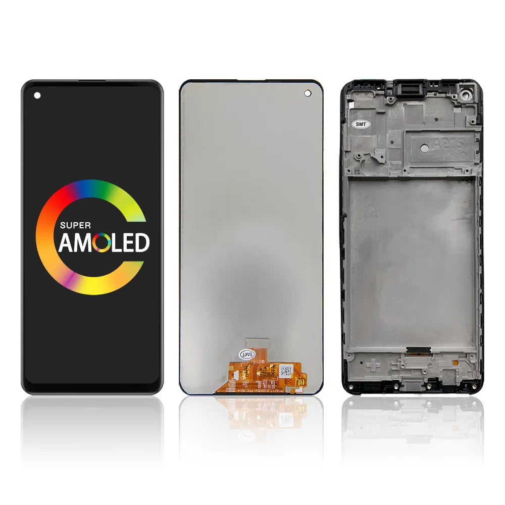6.5'' Original For Samsung A21S SM-A217FN/DS LCD Display Touch Screen Digitizer With Frame For Samsung A21S 2020 lcd