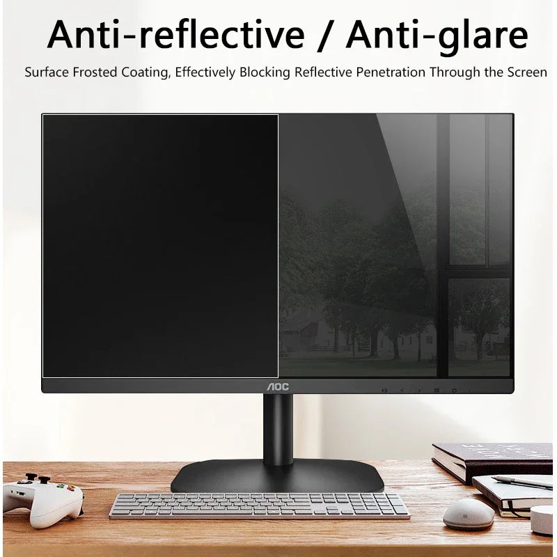 Large Screen Protector For iMAC Computer PC Monitors 17 18.5 19 20 21.5 22" 24 Privacy Filter Anti-spy Anti-peep Protective Film
