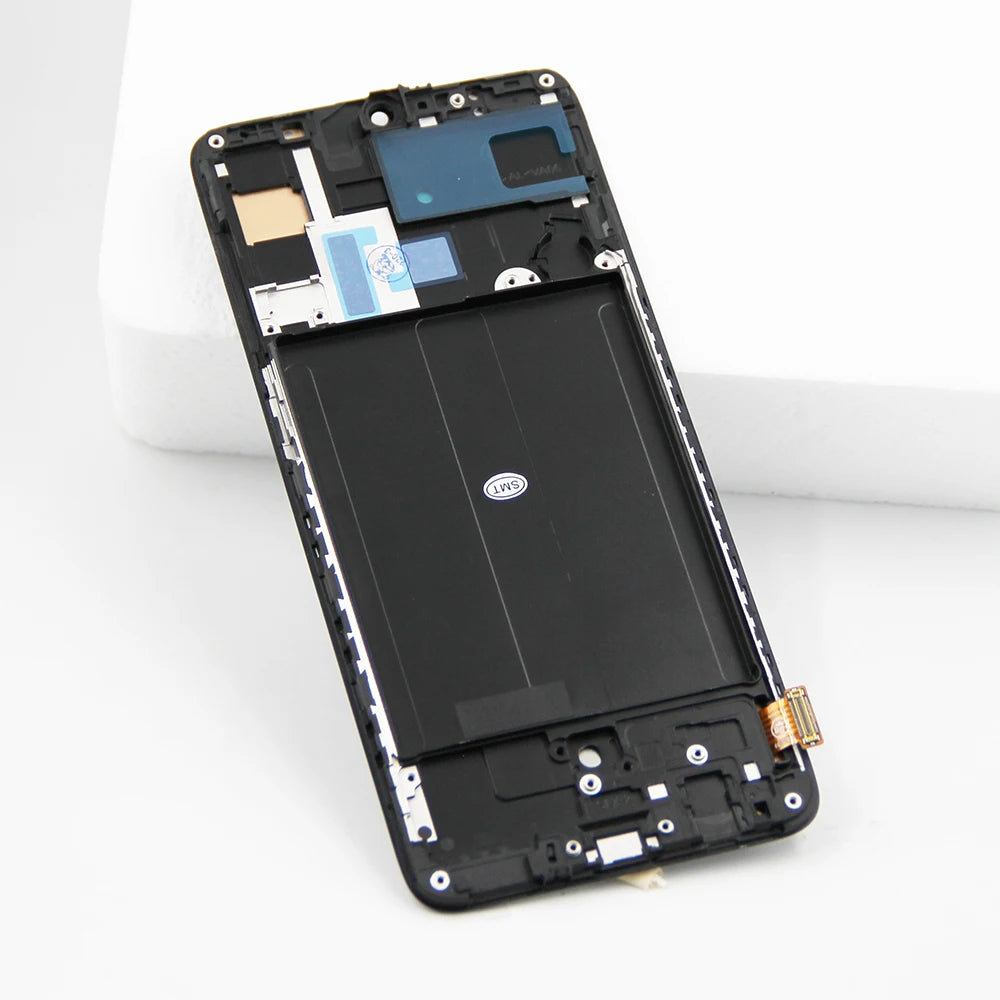 A70 SM-A705F A705FN/DS Display Screen With Frame For Samsung Galaxy A70 LCD Display Touch Screen Digitizer Assembly Replacement